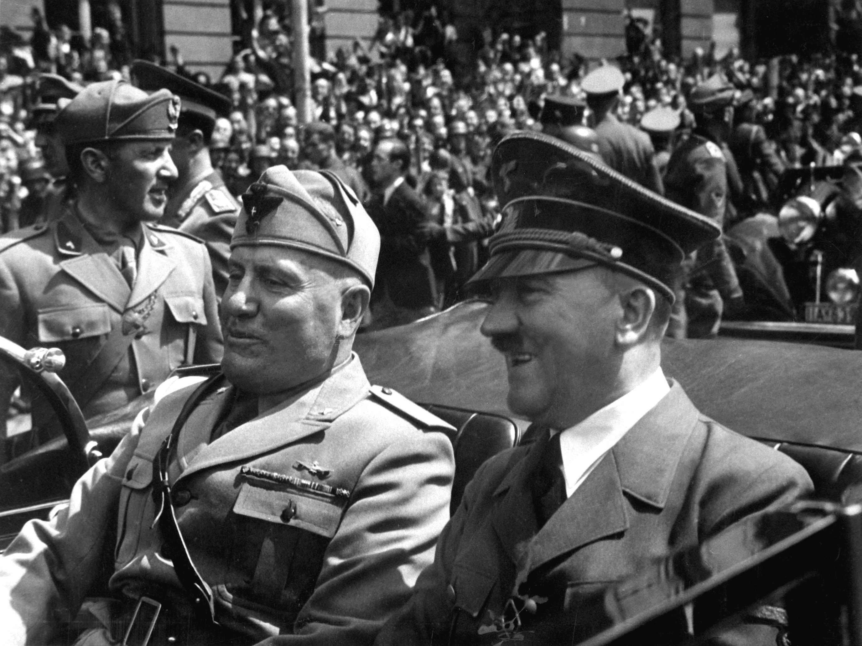 Mussolini e Hitler