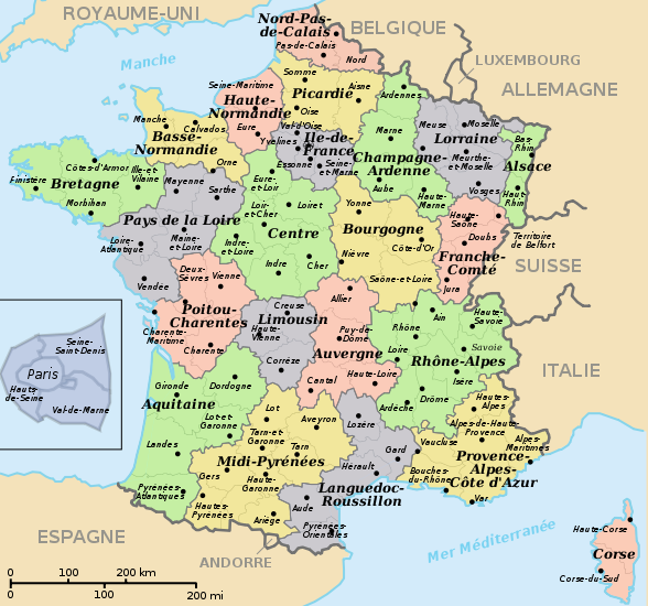 regioni francia